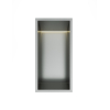 Hotbath &MORE Boîte d''encastrement ou niche murale encastrée - 30x15x10 - avec LED IP44 - Inox 316 SW1246530