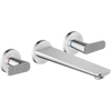 Hansgrohe Axor Citterio C partie apparente - pour mitigeur - bec 22.2cm - cubic cut - chromé SW1151981