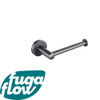 FugaFlow Eccelente Acces Toiletrolhouder - zonder klep - rond - gunmetal PVD - Black Friday - SW1123214