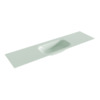 Mondiaz BIG small Greey solid surface inbouw wastafel 180cm midden SW432768 Mondiaz BIG small Greey solid surface inbouw wastafel 180cm midden SW432768