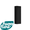 FugaFlow Eccelente Arredo Armoire colonne - 120x34.5x34.5cm - 1 porte - MDF - Noir mat SW1123264