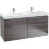Villeroy & boch Subway 2.0 wastafelonderkast 128.7x59x44.9cm Oak graphite SW118777 Villeroy & boch Subway 2.0 wastafelonderkast 128.7x59x44.9cm Oak graphite SW118777