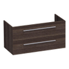 SaniclassExclusive Line Meuble sous lavabo 99x45.5x50cm suspendu 2 tiroirs softclose MFC Legno anthracite SW30735 SaniclassExclusive Line Meuble sous lavabo 99x45.5x50cm suspendu 2 tiroirs softclose MFC Legno anthracite SW30735