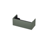 INK Wastafelonderkast - 100x45x37.6cm - 1 lade - push to open - met recht opdekfront - MDF lak - Mat beton groen SW439445