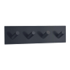Smedbo BB zelfklevende Hakenrek 18cm zwart rvs SW11045 Smedbo BB zelfklevende Hakenrek 18cm zwart rvs SW11045