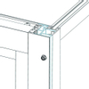 Sealskin Soho Kit pour le montage d''une porte coulissante avec une paroi latérale SW491705