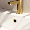 Anneau de débordement brauer gold edition 3cm adapté aux lavabos pvd brushed gold SW797959