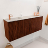 Mondiaz JOYA-DLUX 100cm toiletmeubel - kleur Ruby - Wastafel FAYE positie Links 1 kraangat kleur Ostra. SW1423774