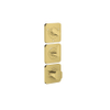 Hansgrohe Axor Citterio C afbouwdeel v. inbouw douchekraan thermostatisch v. 3 functiespolished gold optic SW1152048