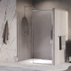 BRAUER Galactic Porte de niche - 160x200 - 2 parties coulissantes - verre transparent - réversible - incl. traitement anticalcaire - chrome SW1580961