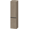 Duravit Ketho.2 Armoire haute 40x36x176cm 2 portes ouvrant à gauche Panneau de particules Chêne (terra) Mat SW771943