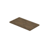 INK Topdeck XS Plan vasque - 40x22x1.6cm - pour meuble bas - MFC Chêne naturel SW798092