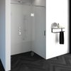 Saniclass Create douchedeur 140x200cm 2-delig profielloos met antikalk en 8mm veiligheidsglas chroom glans SW223836 Saniclass Create douchedeur 140x200cm 2-delig profielloos met antikalk en 8mm veiligheidsglas chroom glans SW223836