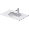Duravit Darling New meubelwastafel 83x54.5cm 3 kraangaten wit SW54066 Duravit Darling New meubelwastafel 83x54.5cm 3 kraangaten wit SW54066