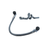 Fortifura Calvi badafvoercombinatie met draaibediening - mat zwart SW696223