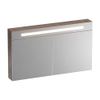 BRAUER Promise Deluxe spiegelkast – 119x70x15 cm – directe LED – 2 deuren, dubbelzijdige spiegeldeuren – Erosion SW720912
