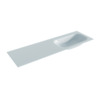 Mondiaz BIG small Clay solid surface inbouw wastafel 150cm rechts SW423437 Mondiaz BIG small Clay solid surface inbouw wastafel 150cm rechts SW423437