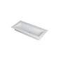 Ink Kraft lavabo - 100x45x1cm - vasque centrée - 2 trous de robinet - polystone - blanc mat SW439568