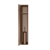 Hotbath &MORE Niches encastrées et Ensemble balai WC - 16x60x13cm - Tuscan bronze SW1245674