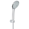 GROHE Euphoria 110 Mono Ensemble de douchette à main - 1 type de jet - rond - avec support - flexible lisse - 125cm - chromé 0437534