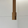FortiFura Galeria Barre de renfort plafond 125cm pour douche à l'italienne - cuivre brossé SW876705