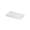 Ink United wastafel - 90x45x11cm - zonder kraangat - mat wit SW207328