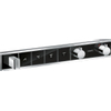 Hansgrohe RainSelect élément de finition pour robinet de douche encastré thermostatique pour 4 fonctions 59.8x90cm noir/chrome SW157092