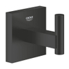 Grohe Start Cube QuickFix Handdoekhaak - enkel - vierkant - matte black (mat zwart) SW1127003