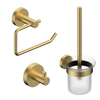 Adema Calypte Toiletset - 3-delig - geborsteld messing SW767346