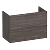 BRAUER Inspire meuble sous-lavabo peu profond 80 2 tiroirs softclose - sans poignée - 1 découpe pour siphon - Driftwood SW1200839