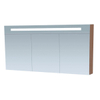 Saniclass Double Face spiegelkast 140x70x15cm 3 deuren met LED verlichting Legno Viola SW86390 Saniclass Double Face spiegelkast 140x70x15cm 3 deuren met LED verlichting Legno Viola SW86390