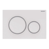 Geberit sigma 20 bedieningplaat met dualflush frontbediening voor toilet 24.6x16.4cm wit / matwit SW420641 Geberit sigma 20 bedieningplaat met dualflush frontbediening voor toilet 24.6x16.4cm wit / matwit SW420641