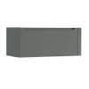 H&R Badmeubelen Juice Wastafelonderkast - 100x45x40cm - rechterhoek afgerond - 1 lade - geïntegreerde greep - Petrol mat SW1109919