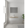 Bruynzeel Giro badmeubelset 49x100x46cm 1 wasbak 1 lade met spiegelkast met softclose composite glans wit SW384314 Bruynzeel Giro badmeubelset 49x100x46cm 1 wasbak 1 lade met spiegelkast met softclose composite glans wit SW384314