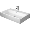 Duravit Vero air Wastafel - geslepen - met kraangat - met overloop - 80x47cm - met wondergliss - inclusief bevestiging - wit SW156997