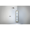 Sunshower Round Plus L infrarood + UV licht opbouw incl installatieset hoek 185x33x25cm full body Sand White SW769479