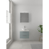 Bruynzeel Combo badmeubelset 60x45cm 1 wasbak 2 lades met spiegelkast met softclose ceramic fjord groen SW383556 Bruynzeel Combo badmeubelset 60x45cm 1 wasbak 2 lades met spiegelkast met softclose ceramic fjord groen SW383556