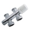 Best Design luxe Onderblok recht 3/4''x3/4 chroom SW280402 Best Design luxe Onderblok recht 3/4''x3/4 chroom SW280402