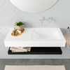 MONDIAZ ALAN 100cm badmeubel solid surface planchet urban Vrijhangende wastafel cloud rechts zonder kraangat kleur talc SW408745 MONDIAZ ALAN 100cm badmeubel solid surface planchet urban Vrijhangende wastafel cloud rechts zonder kraangat kleur talc SW408745