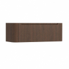 H&R Badmeubelen Juice Wastafelonderkast - 120x45x40cm - afgeronde hoeken - 1 lade - geïntegreerde greep - coffee SW1489777