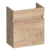 BRAUER Joy Wavy meuble lave-mains - 40x45x22cm - porte à droite - sans poignée - Forest Wheat SW1201310