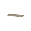 Ink Topdeck Plan vasque - 100x40x2cm - pour meuble bas - MFC - chêne grège SW352349
