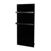 Eurom Sani 1000 Comfort Radiateur électrique 127x55cm - 1000 watt - wifi - verre - Noir SW976338