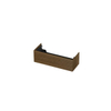 INK Wastafelonderkast - 120x45x37.6cm - 1 lade - push to open - horizontaal gefreesd - Eiken - Ash grey SW693436