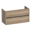 Saniclass Natural Wood NEXXT onderkast Hangend 100 Vintage Oak Geborsteld SW223376 Saniclass Natural Wood NEXXT onderkast Hangend 100 Vintage Oak Geborsteld SW223376