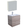 Adema Looks Badmeubelset 60x45.5x58cm met overloop met spiegelkast hout-look SW399373 Adema Looks Badmeubelset 60x45.5x58cm met overloop met spiegelkast hout-look SW399373