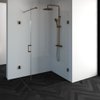 Saniclass Create douchecabine 2-delig 120x90cm profielloos met antikalk en 8mm veiligheidsglas koper SW486757 Saniclass Create douchecabine 2-delig 120x90cm profielloos met antikalk en 8mm veiligheidsglas koper SW486757
