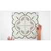 Terravito Besano wand- en vloertegel - 20x20cm - Vierkant - 8.5mm - Alba SW203641