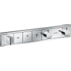 Hansgrohe RainSelect Ensemble de finition pour mitigeur thermostatique encastré douche pour 3 fonctions avec support de douchette 52.7x90cm chrome SW157087