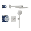Grohe Grohtherm SmartControl Perfect Showerset - compleet - Supersteel (RVS) SW1108769